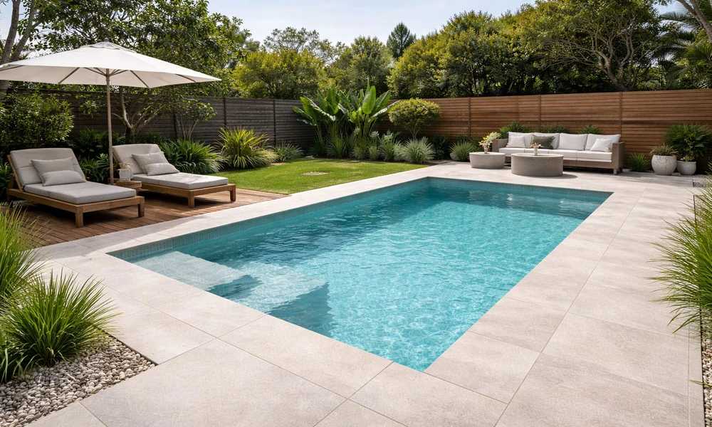 Enhancing Poolside Areas, With Outdoor Tiles, Featuring Slip Resistant Surface Options